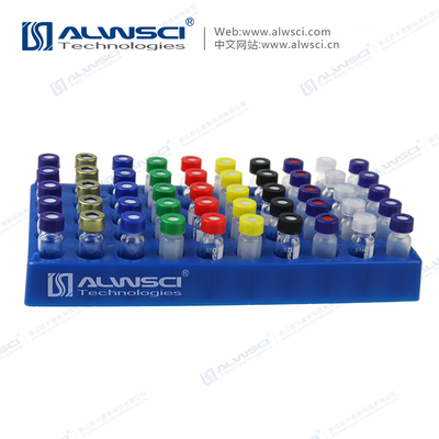 2mL PP Vial Rack 50 Positions With ALWSCI Logo