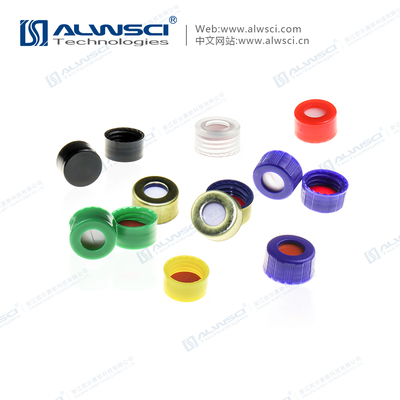 ND9 PP Blue Screw Vial Cap with Teflon Septa