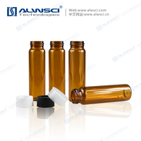 Certified 40mL 27.5x95mm Amber Glass EPA /TOC Vial Kit