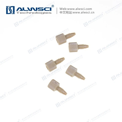 10-32unf PEEK Fitting for 1/16'' OD Tubing Natural Color
