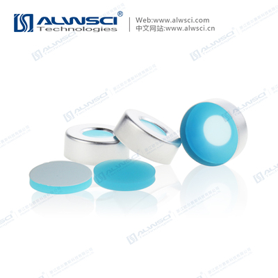 Certified 20mm Crimp Ultra Clean Aluminum Cap with Teflon Septa