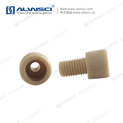 1/4-28 PEEK Fitting for 1/8'' OD Tubing Natural Color