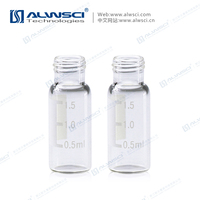 1.5ML 9-425 Clear Screw Glass HPLC Vial with Writting On Patch