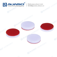 8-425 Red PTFE/ White Silicone Teflon Septa 1mm thickness