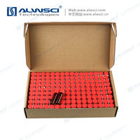 4ML 13-425 Amber Glass Sample Vial Pre-assembled with Closures Kit Packing 144pcs/Pack