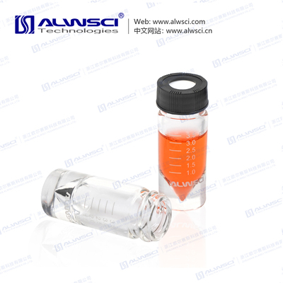 3.5mL Clear Glass 20-400 High Recovery Vial with Graduations