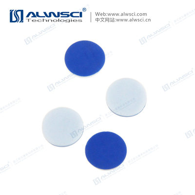 8-425 Blue PTFE/White Silicone Septa 1.5mm thick