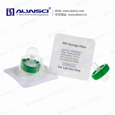 Sterile 13mm PES Syringe Filter 0.45 Micron