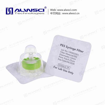 Sterile 13mm PES Syringe Filter 0.22 Micron