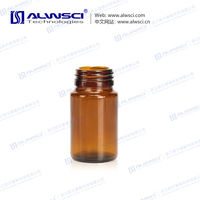 75ml Amber Glass Bottle DIN-38 with Tamper-Evident Screw Cap