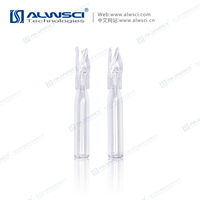 5mm 200ul micro vial insert conical base with polyspring for ND8 vials