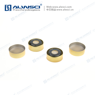 20mm Gold Magnetic Crimp Cap Septa 20mm Gold Magnetic Crimp Cap Septa