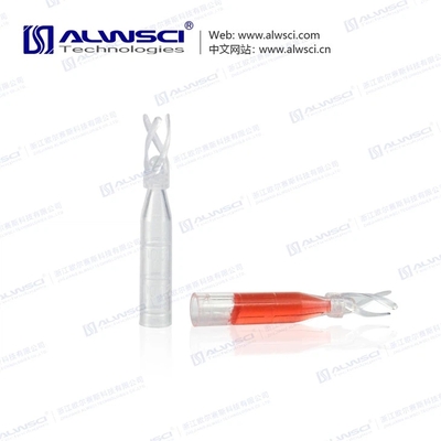 6mm PP Insert Conical Base with Polyspring and Label for 9-425 HPLC vials