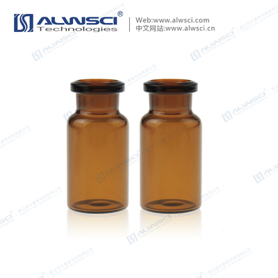 10mL Amber Glass 22.5x46mm Crimp Headspace Vial