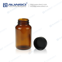120ML Amber Glass 38-400 Wide Mouth Sample Bottle