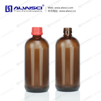 500ml Amber Glass Bottle DIN-28 Tamper-Evident Screw Thread